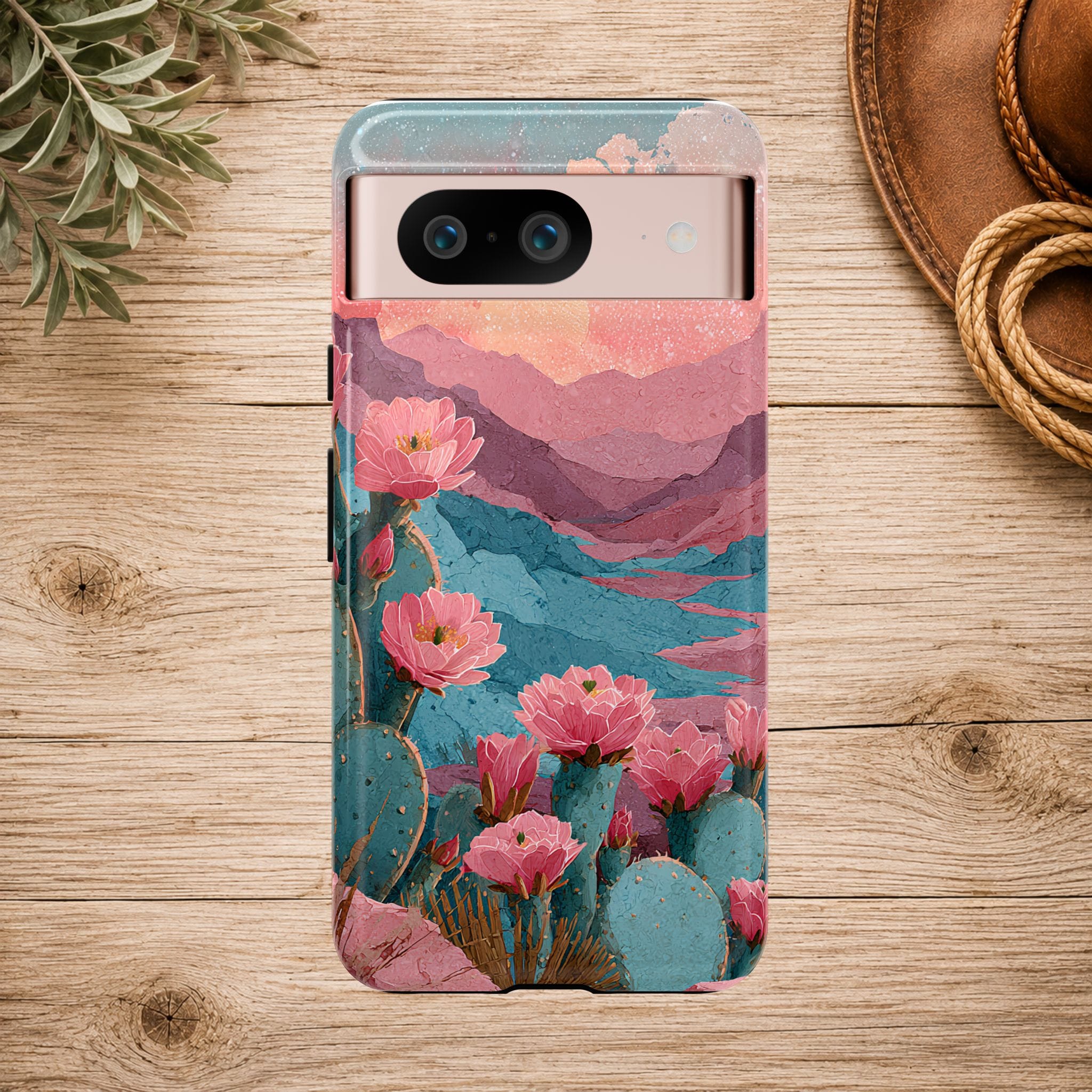 Desert Bloom Sunset Phone Case