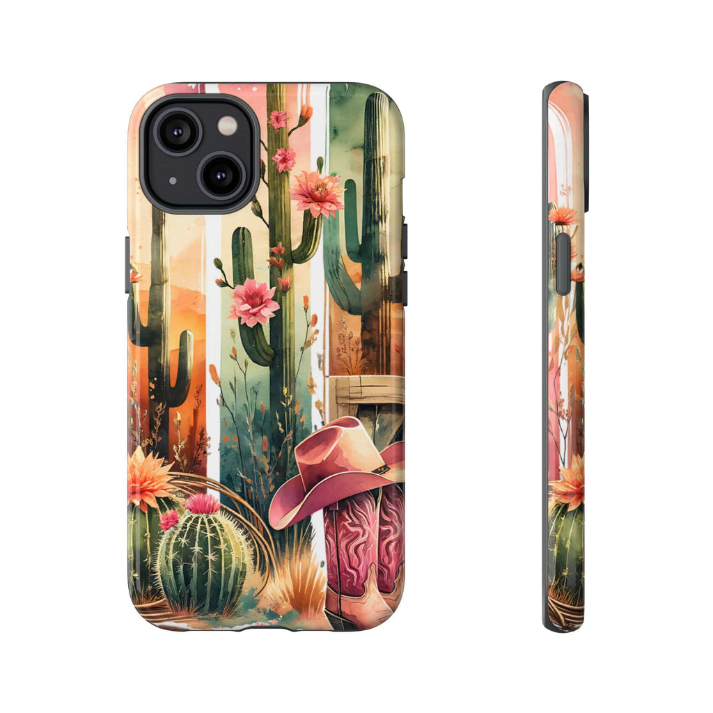 Southwestern Floral Cactus -Tough Case