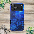 Blue Desert Moon Phone Case