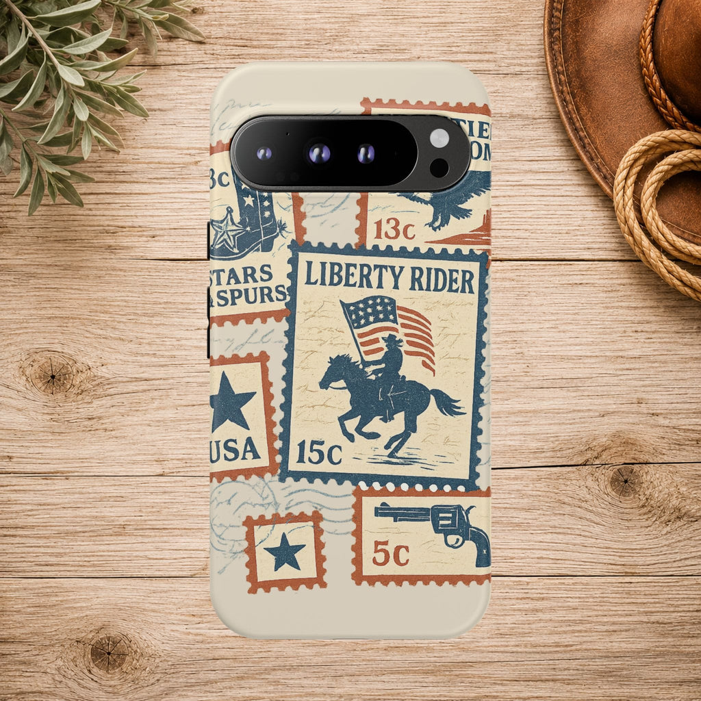 Liberty Rider Vintage Western Patriotic Phone Case