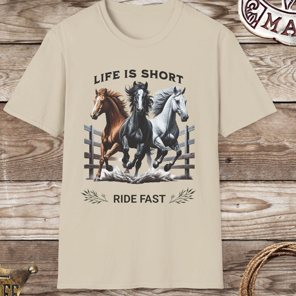 Life is Short Ride Fast - T-Shirt