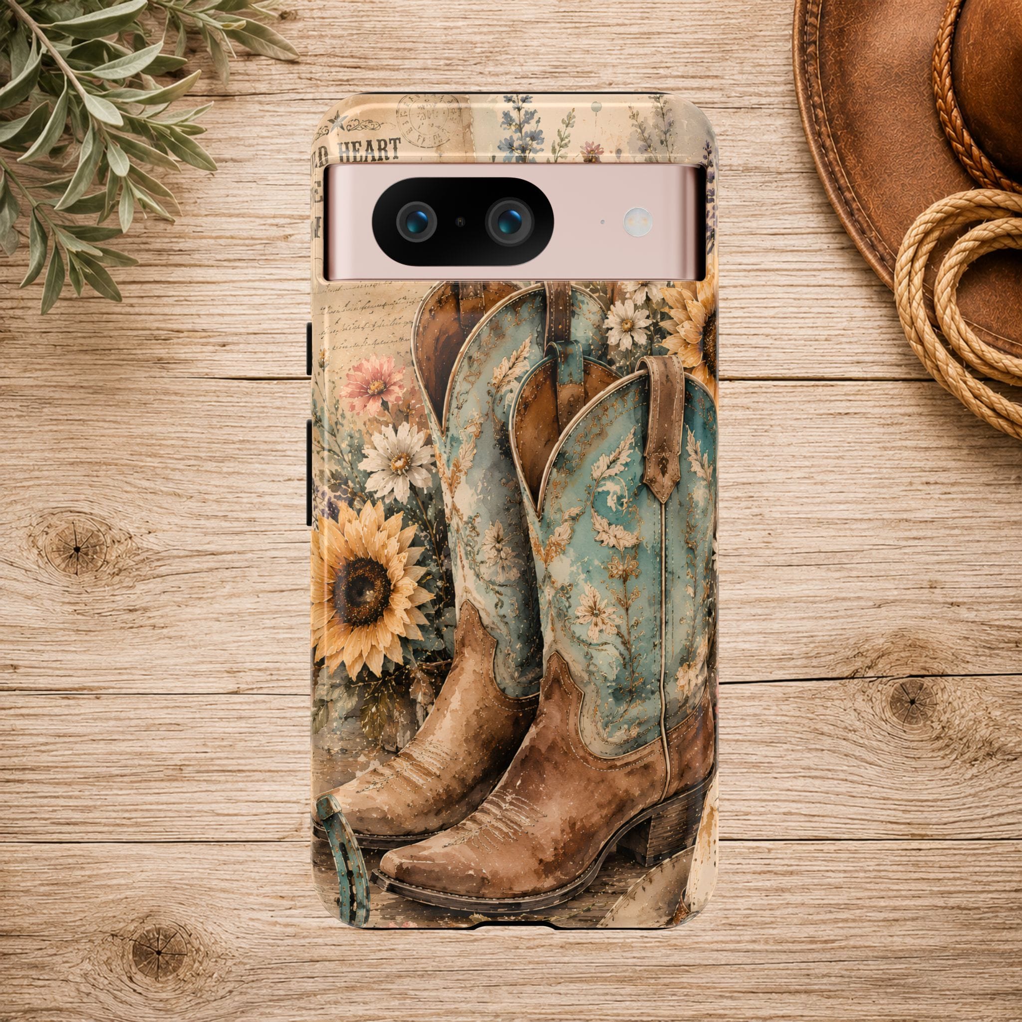 Rustique Sunflower Western iPhone Cover