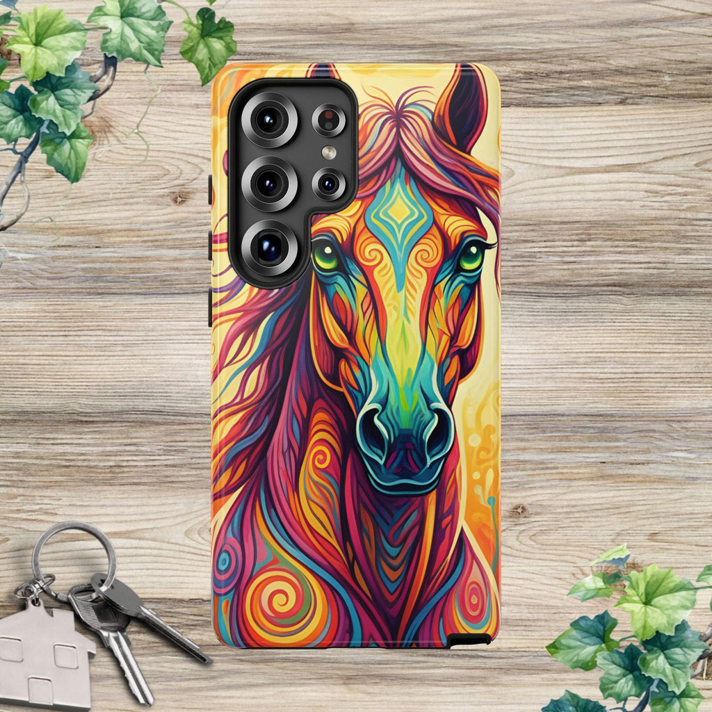 Vibrant Swirl Stallion - Phone Cover