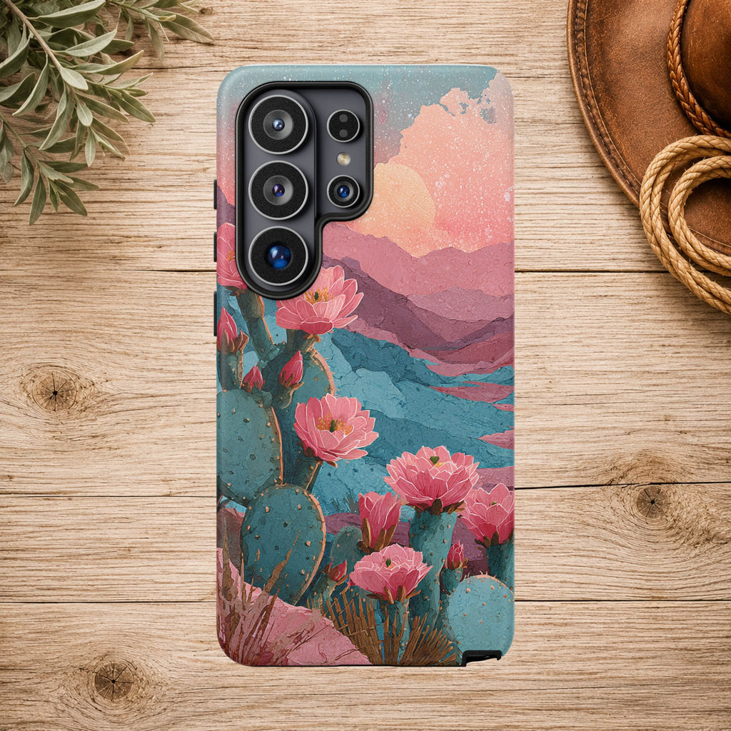 Desert Bloom Sunset Phone Case
