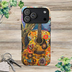 Floral Guitar- Phone Case