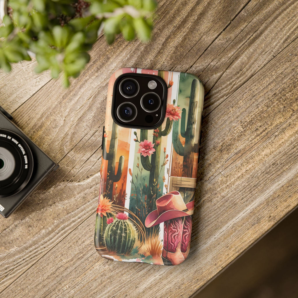 Southwestern Floral Cactus -Tough Case