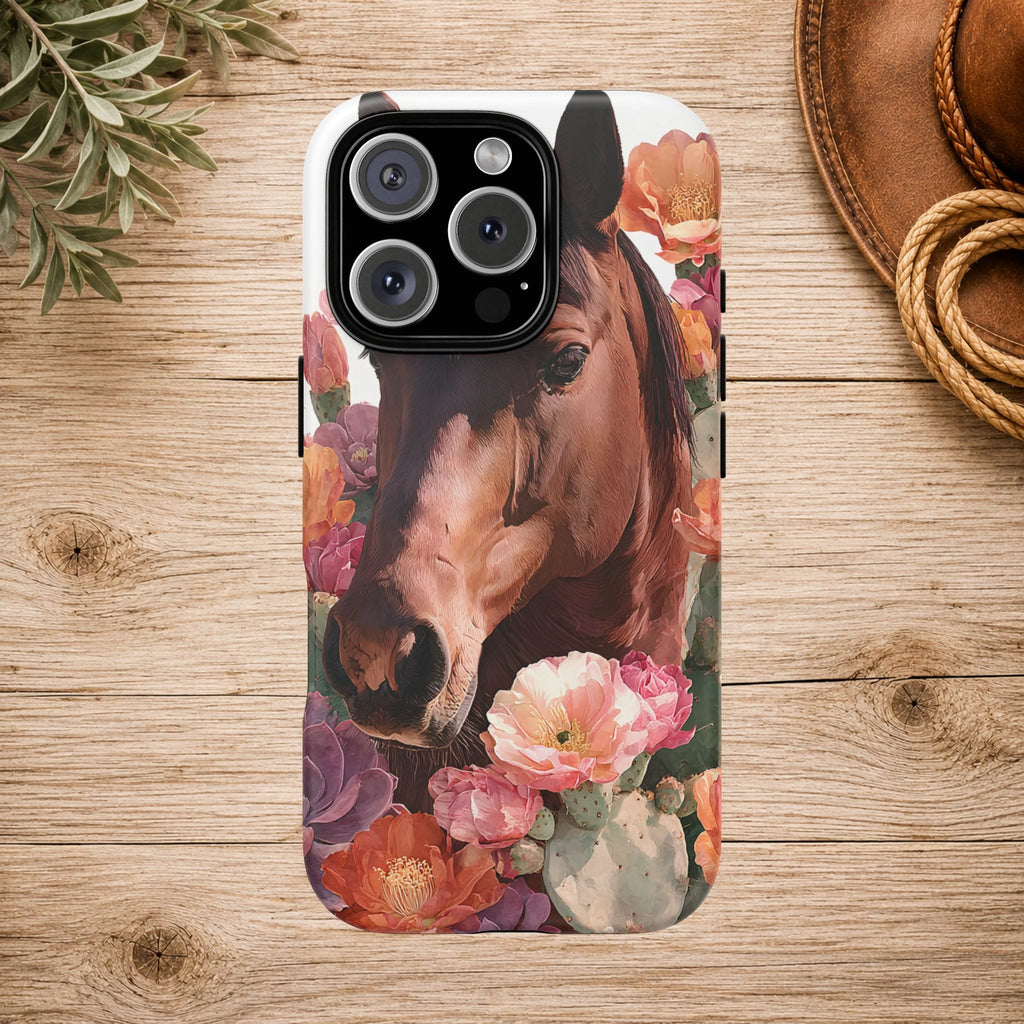 Horse Floral Phone Case