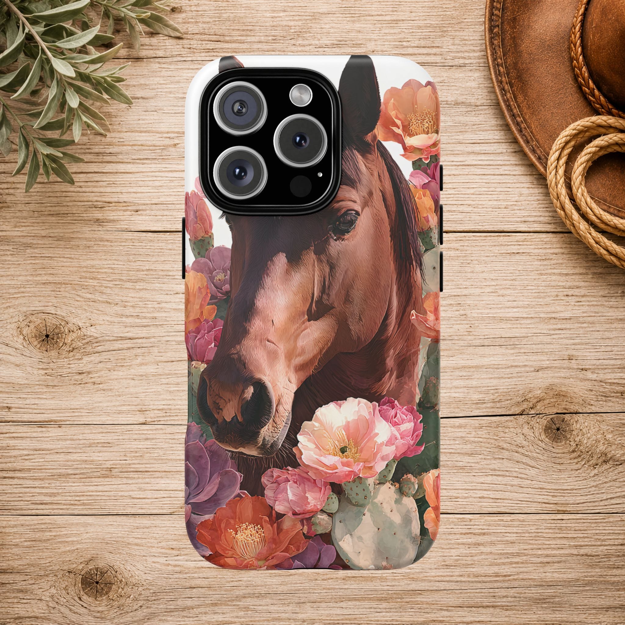 Horse Floral Phone Case
