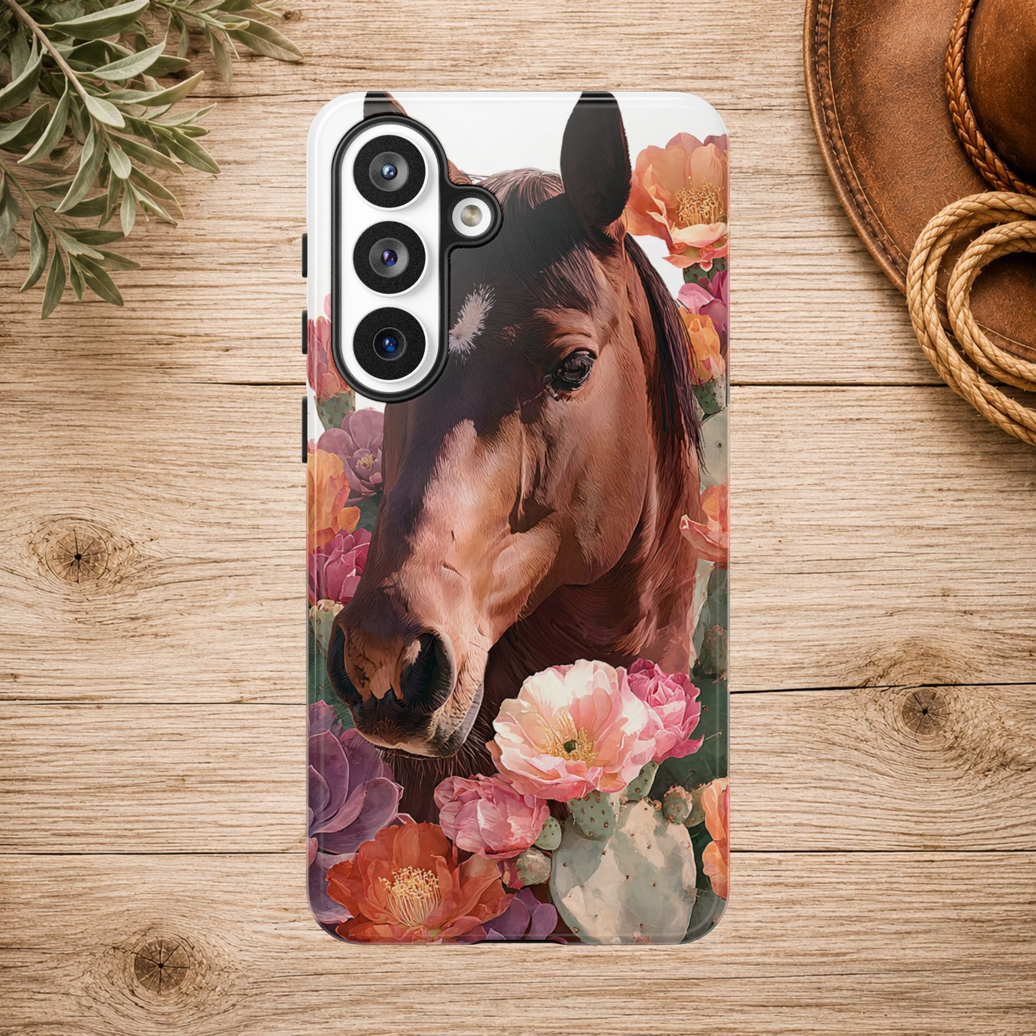 Horse Floral Phone Case