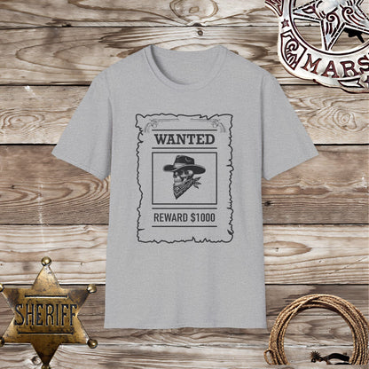 Softstyle Unisex T-Shirt: Wanted