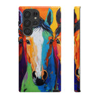 Colorful Horses Head - Phone Case