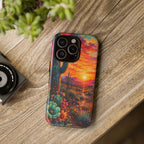 Desert Sunset Bloom Western Phone Case