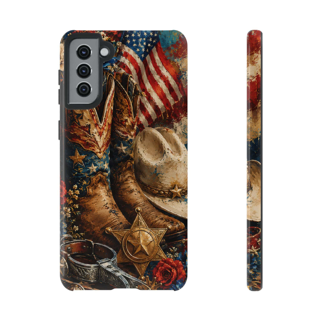 Patriotic Cowgirl Phone Case