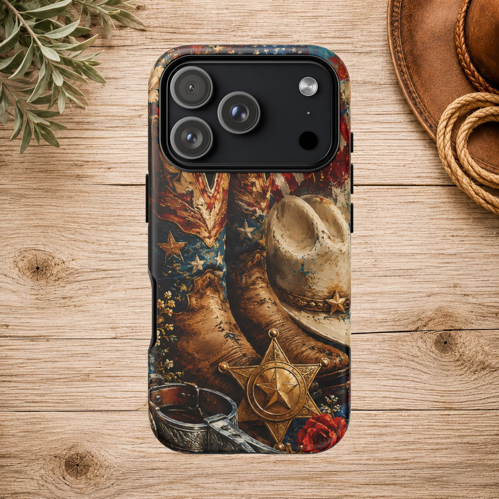 Patriotic Cowgirl Phone Case