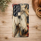 Patriotic White Horse Phone Case