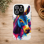 Color Splash Donkey Phone Case