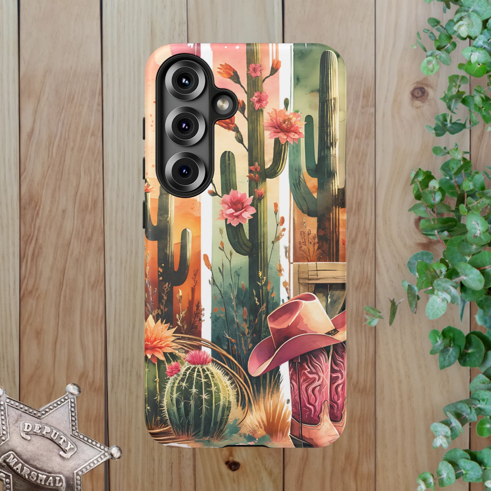 Southwestern Floral Cactus -Tough Case