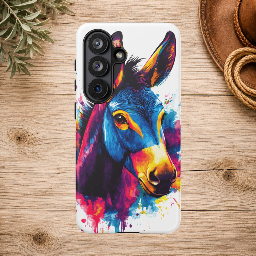 Color Splash Donkey Phone Case