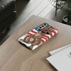 Patriotic Cowboy Bunny Phone Case