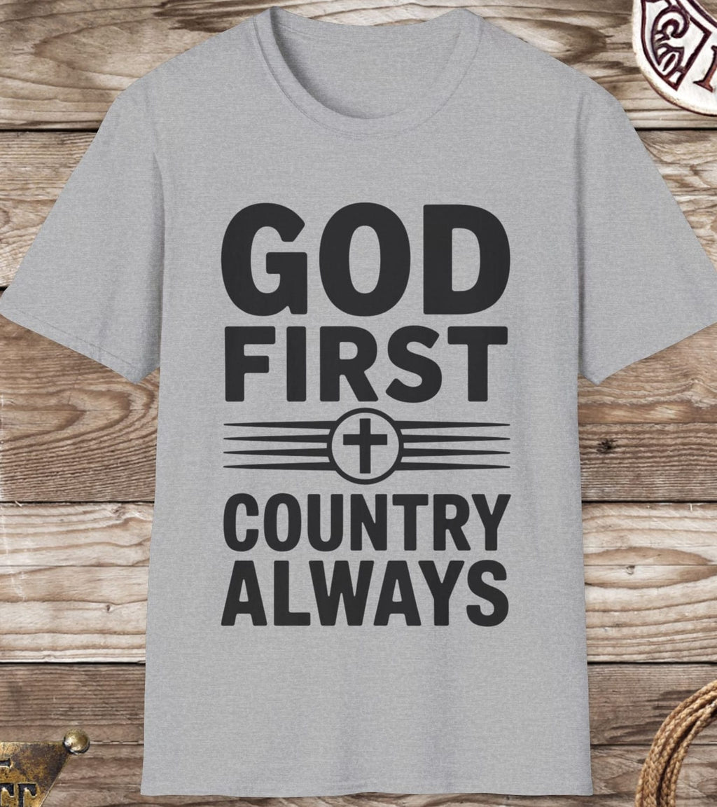 God First Country Always Tee