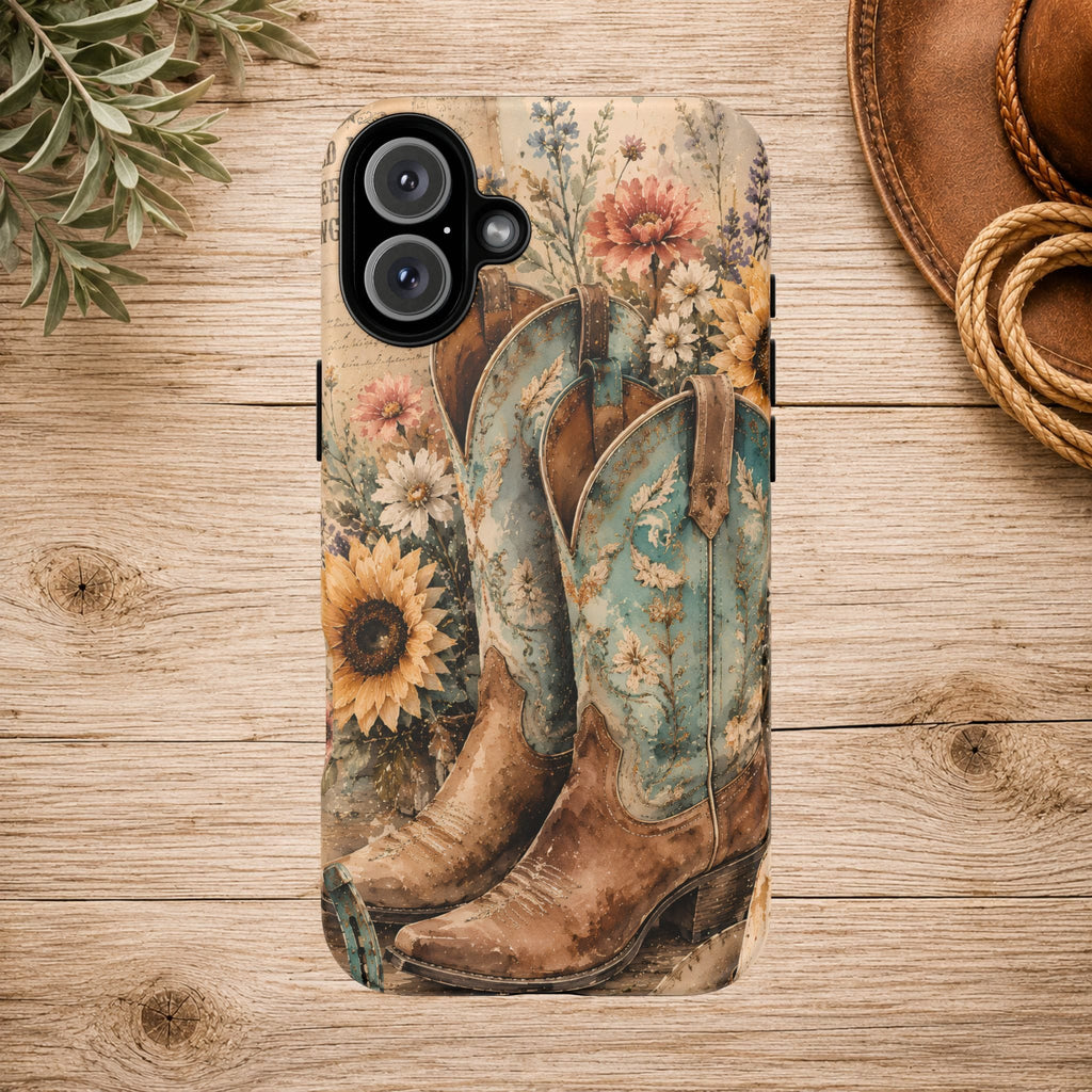 Rustique Sunflower Western iPhone Cover