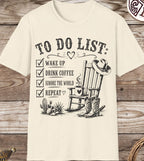 To Do List Coffee T-Shirt —