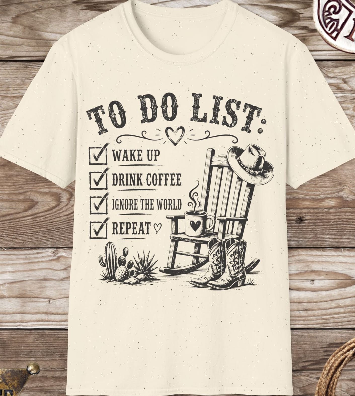 To Do List Coffee T-Shirt —