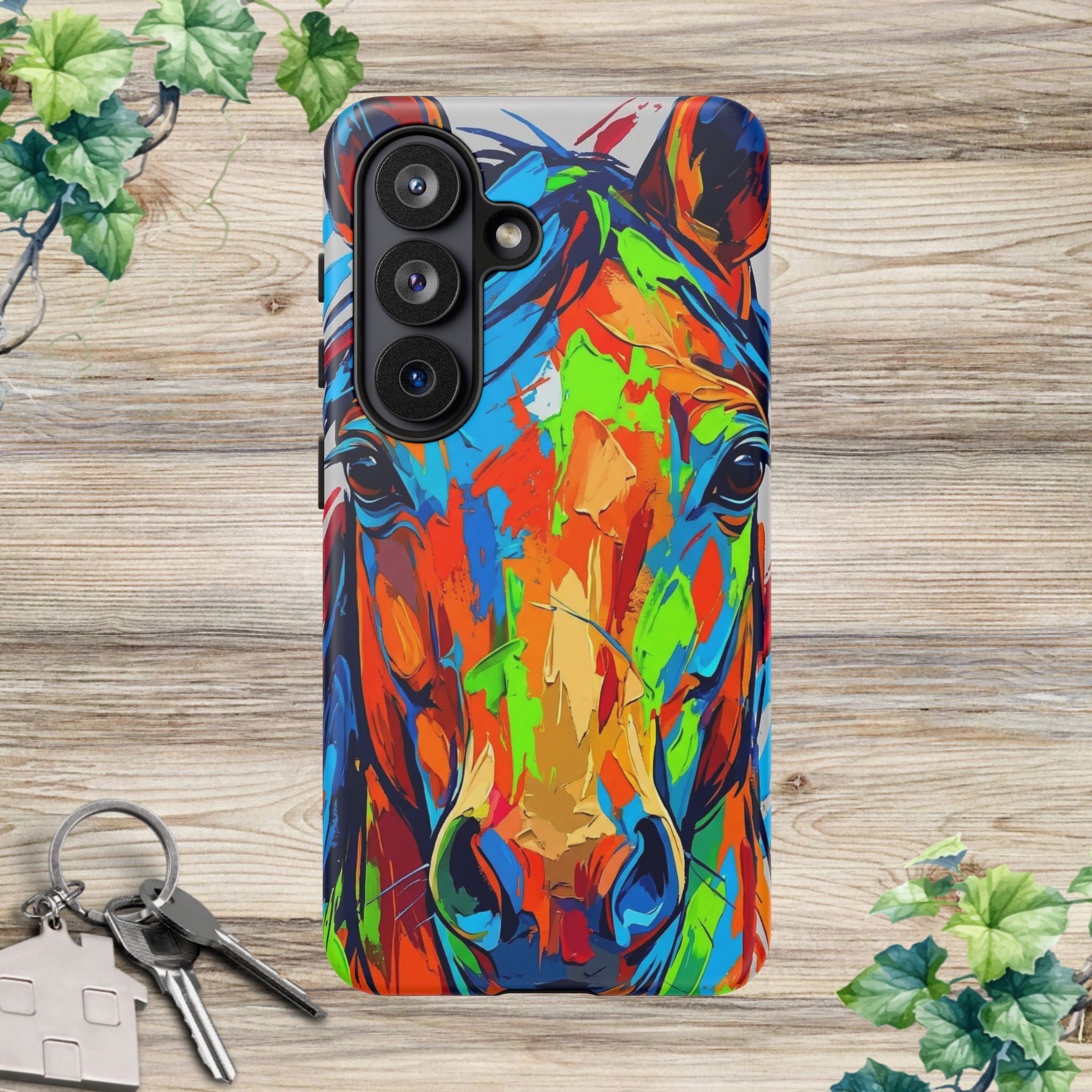Colorful Abstract Horse Phone Case