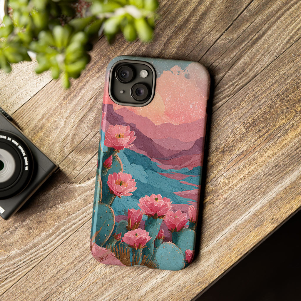 Desert Bloom Sunset Phone Case