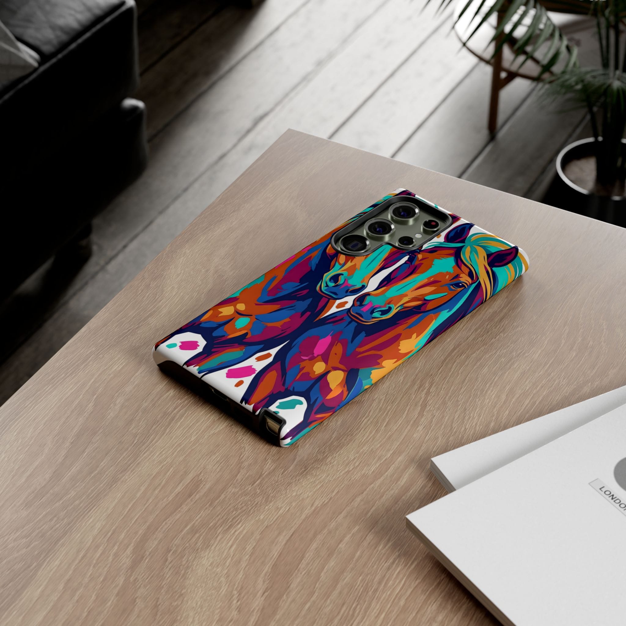 Vibrant Pop Art Equine Phone Case