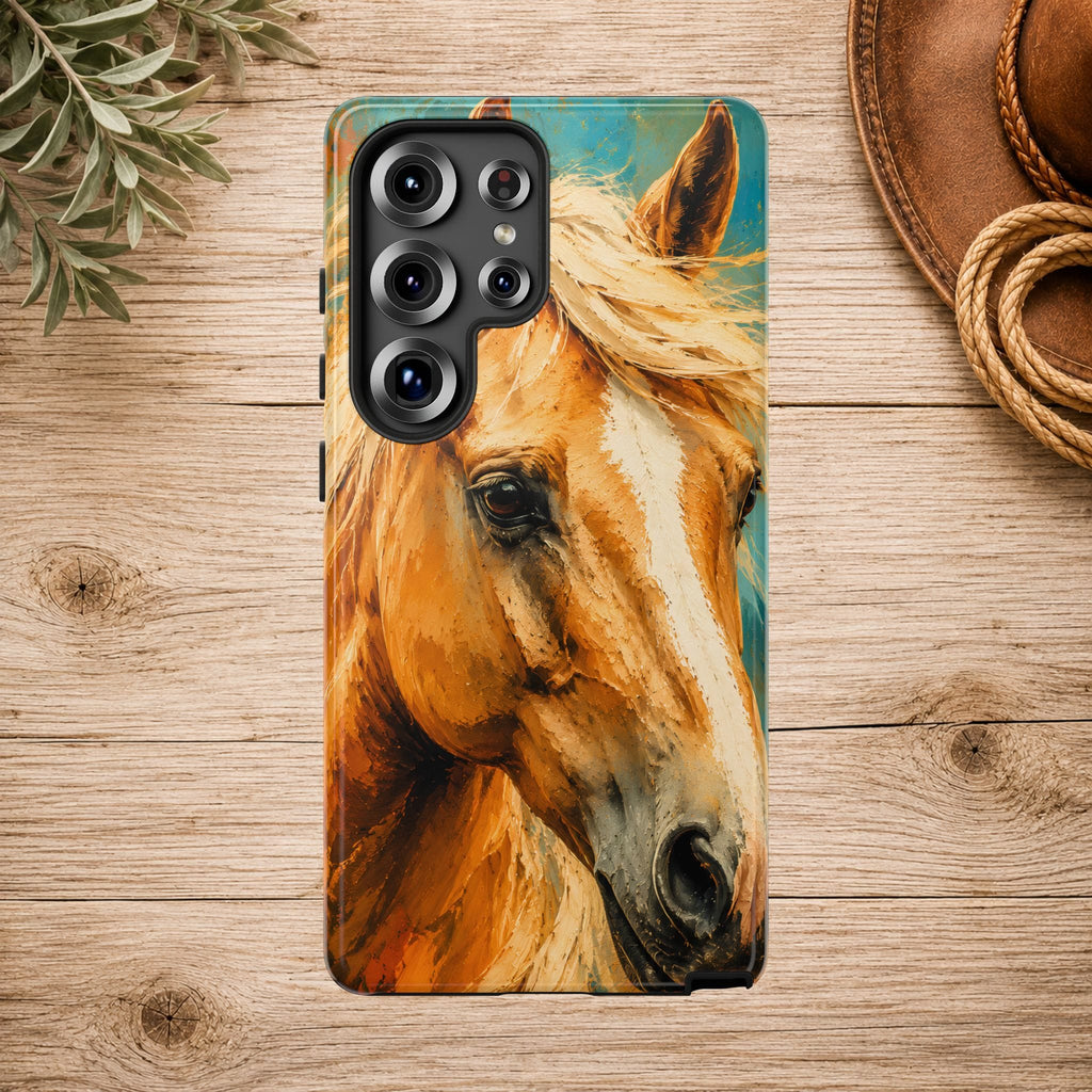 Golden Spirit Horse Phone Case
