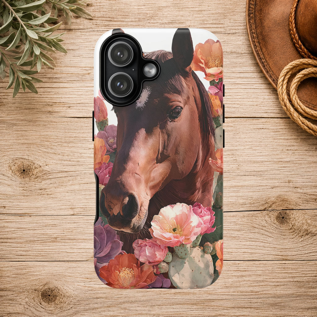 Horse Floral Phone Case
