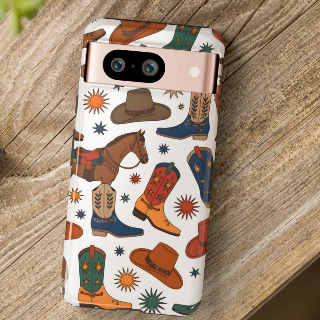 Cowboy Boots, Hats & Horses Phone Case