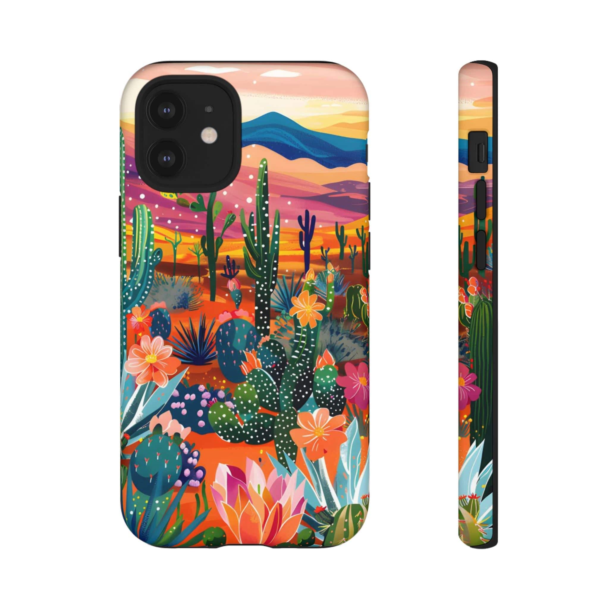 Colorful Cactus Phone Case
