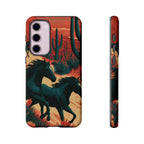 Desert Run Wild Horse Phone Case