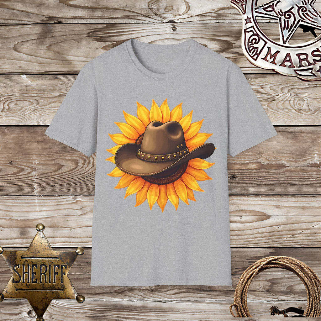 Cowboy Hat & Sunflower-T-Shirt