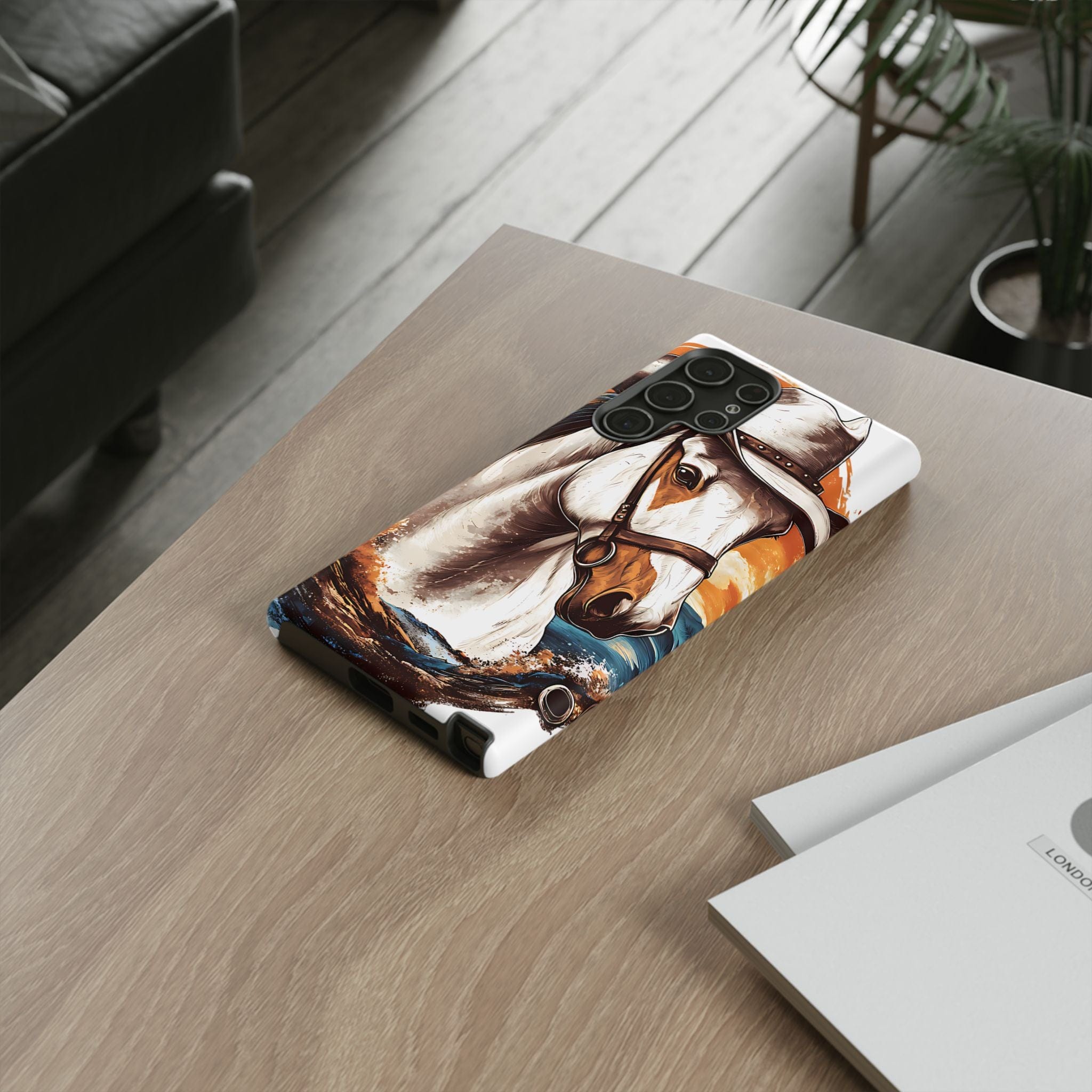 White Hat Horse-Phone Cases