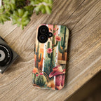 Southwestern Floral Cactus -Tough Case