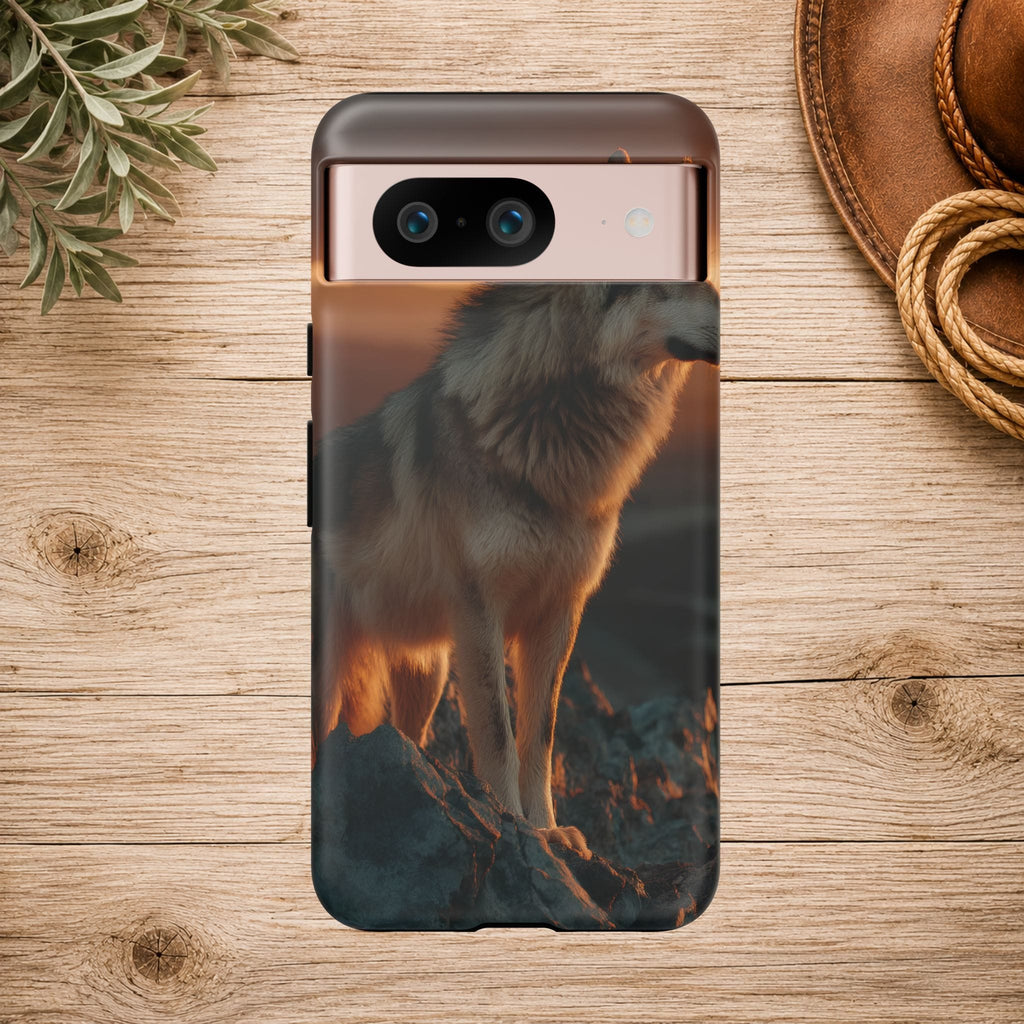 Wolf Sunset Phone Case