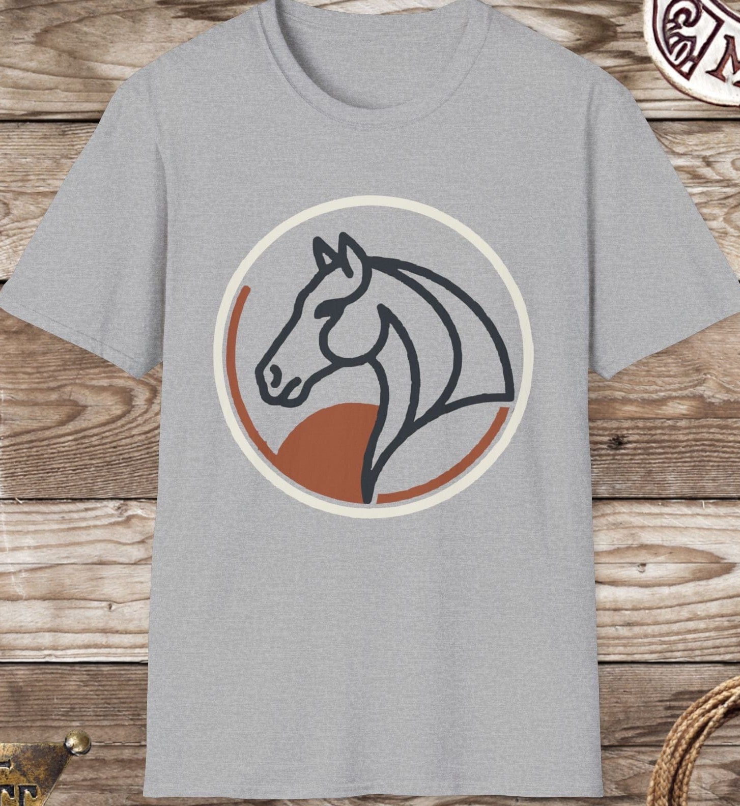 Horse Head Graphic T‑Shirt