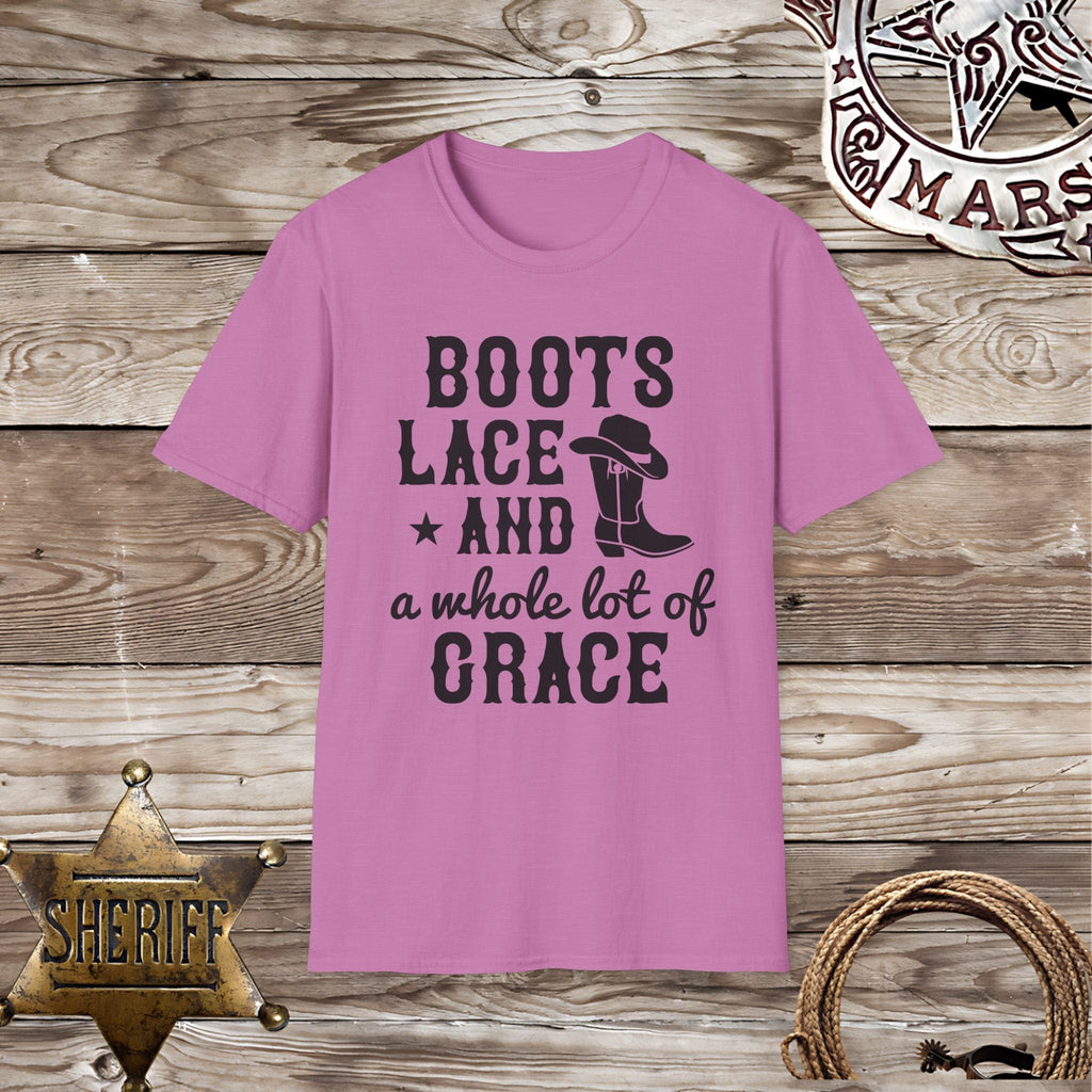 Boots, Lace and Grace-T-Shirt