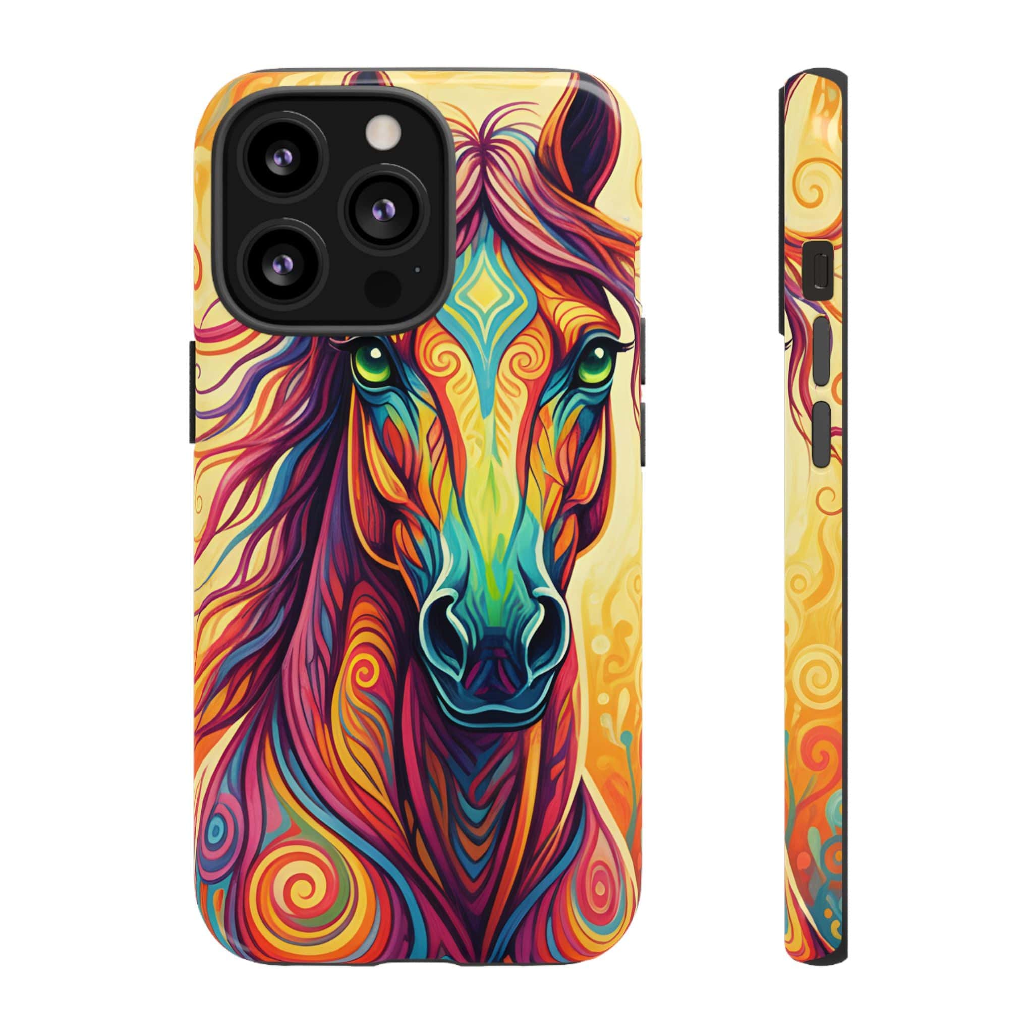 Vibrant Swirl Stallion - Phone Cover