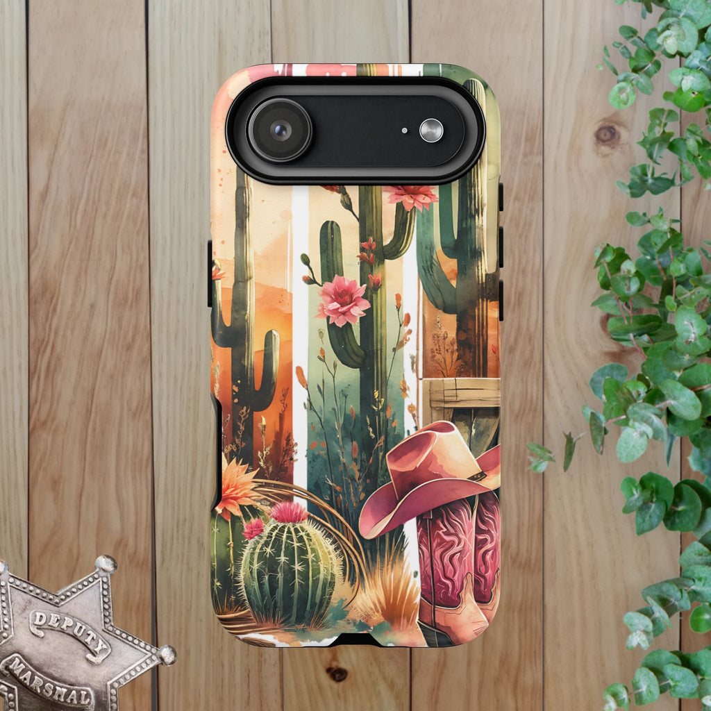 Southwestern Floral Cactus -Tough Case