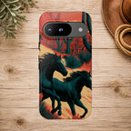 Desert Run Wild Horse Phone Case