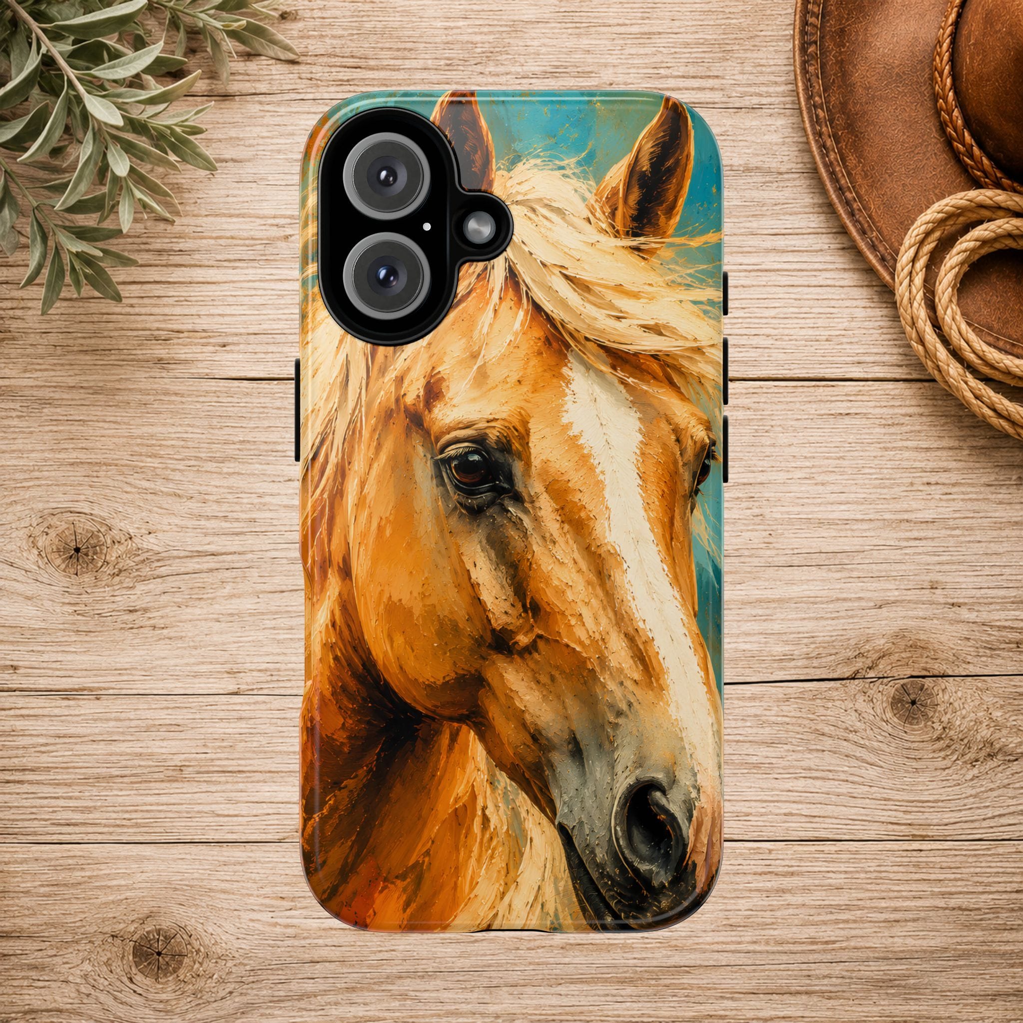 Golden Spirit Horse Phone Case