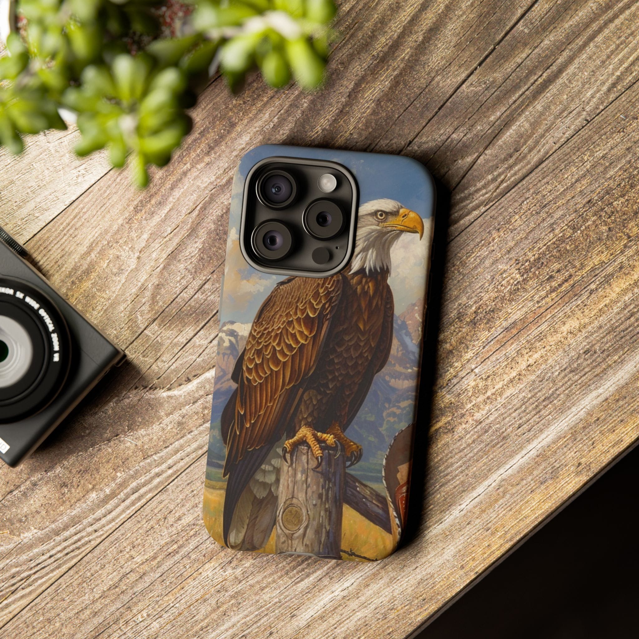 Vintage Bald Eagle Patriotic Phone Case