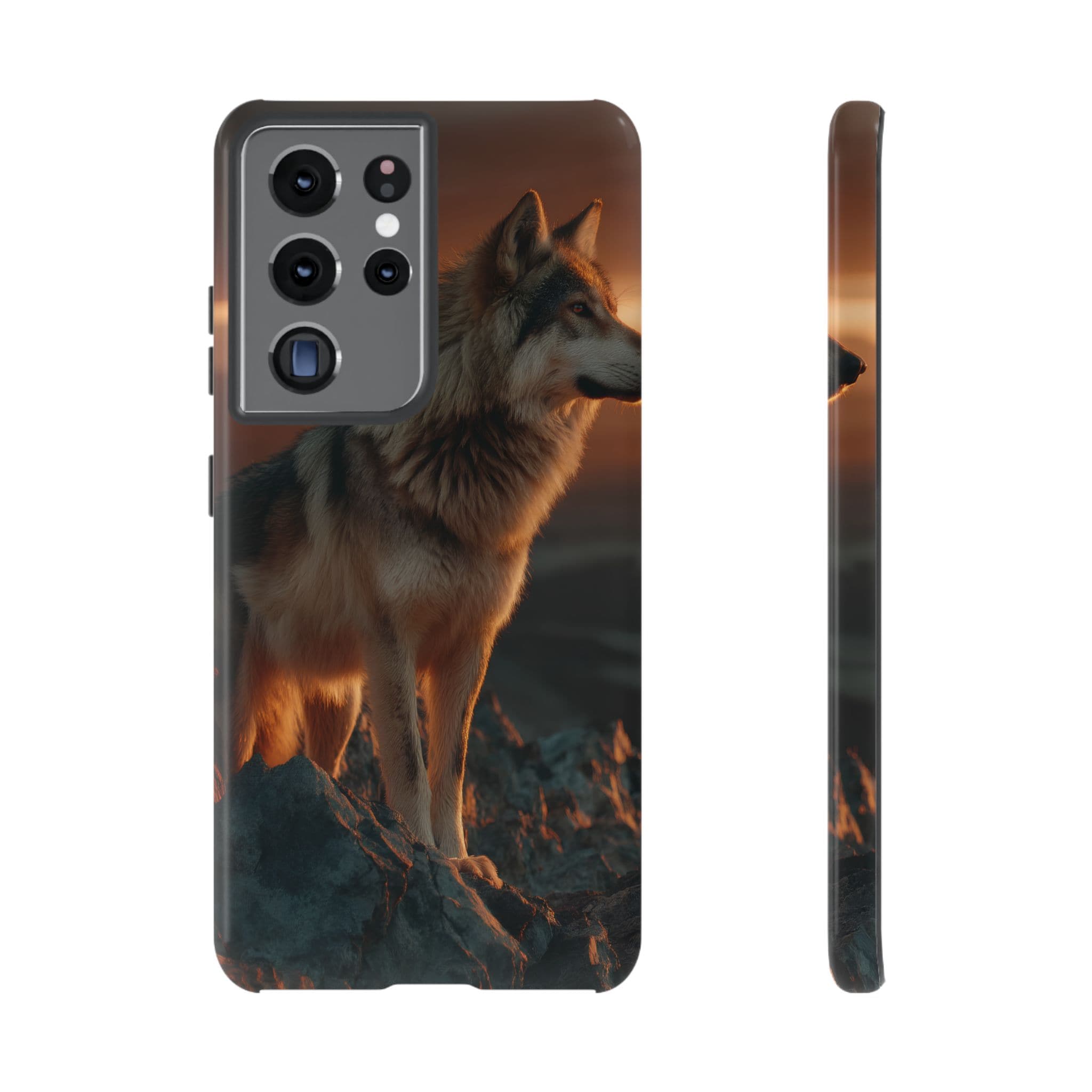 Wolf Sunset Phone Case