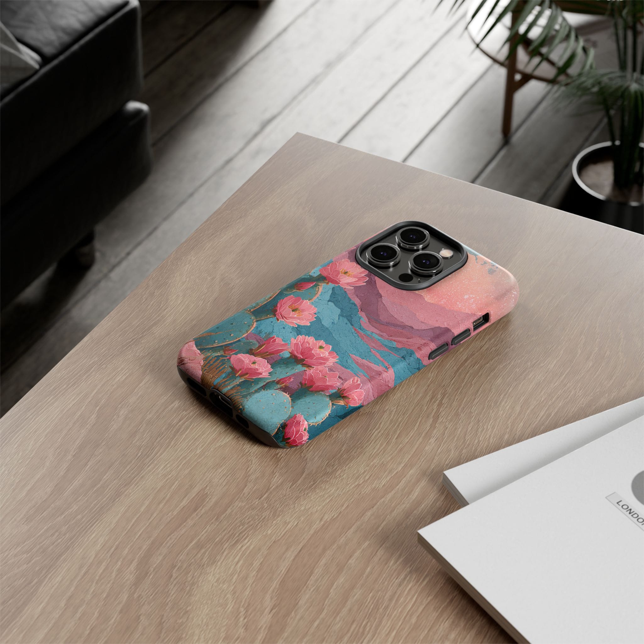 Desert Bloom Sunset Phone Case