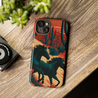 Desert Run Wild Horse Phone Case
