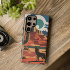Mountain and Wolf -Phone Case